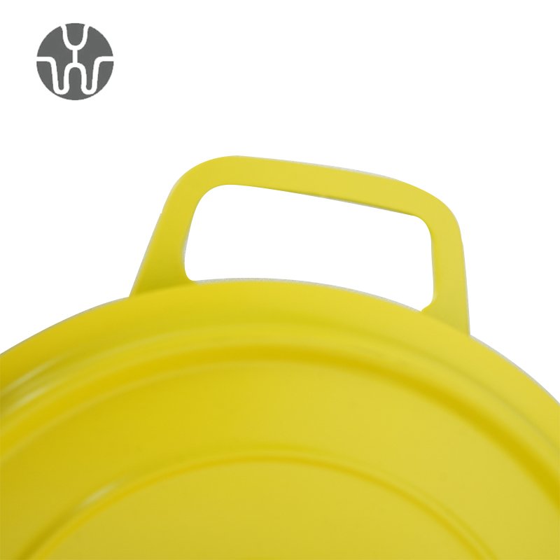 European Style Enamel Cookware Cooking Set Heat Resistant Double Ears Enamel Pot Set Ceramic Coating Pan
