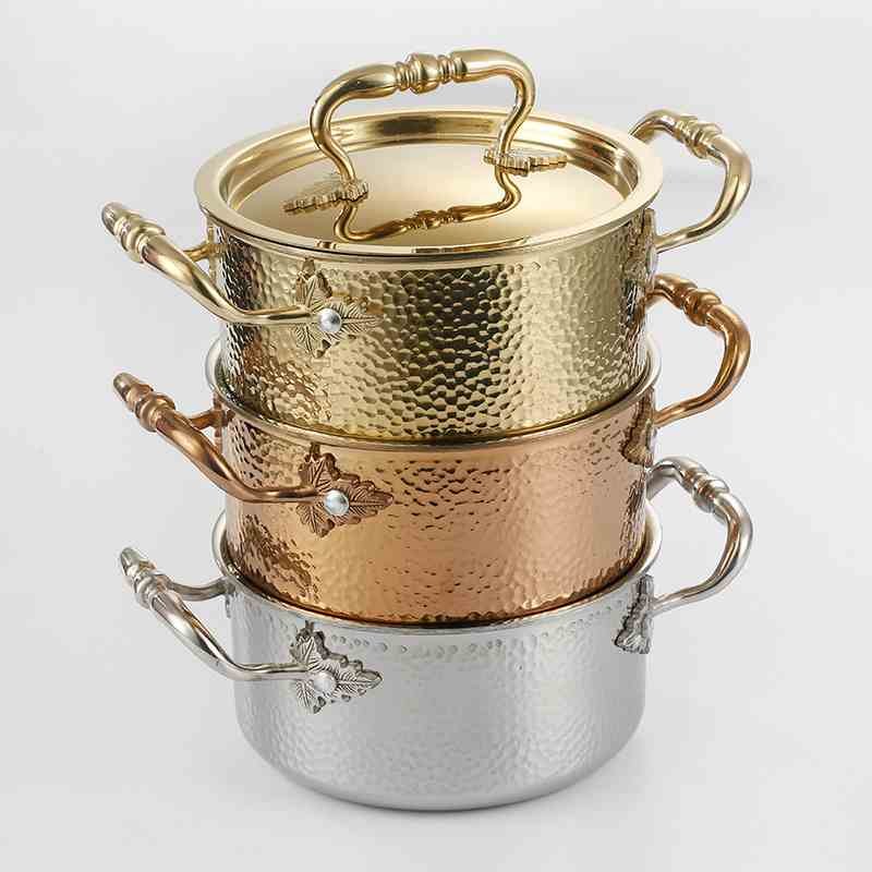 Fts Stock Pots With Lid Stainless Steel Cook Cooking Cookware Casserole Wholesale Commercial Sets Restaurant Soup Pot