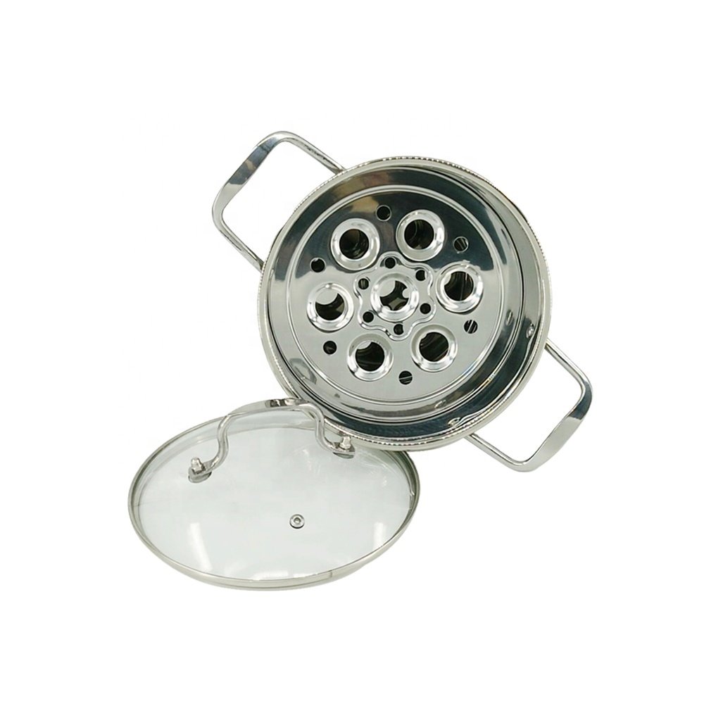 8 pcs Wholesale Cooking Pot New Style Stainless Steel Cookware Set With Glass Lid