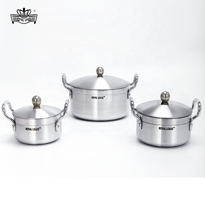 Hot Selling African Style 7pcs Aluminum Pots Set Cookware Sets Kitchen Utensil Aluminium Alloy Cooking Pot