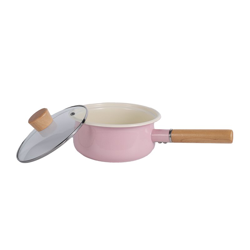 Multi-Purpose Enamel Metal Noodles Cooking Pot/Casserole/Can Stew Cookware Set Can Be Used Directly On Fire