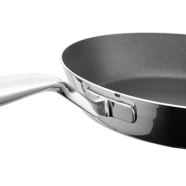 2022 Hot Selling 3ply Cookware Set With Glass Lid Healthy Stainless Steel Pan Set
