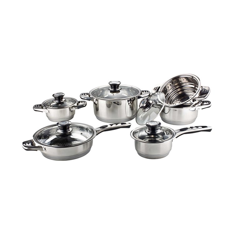 Modern Sliver Color German Kitchen Wear Cookware Set Pot Set Non Stick Cookware
