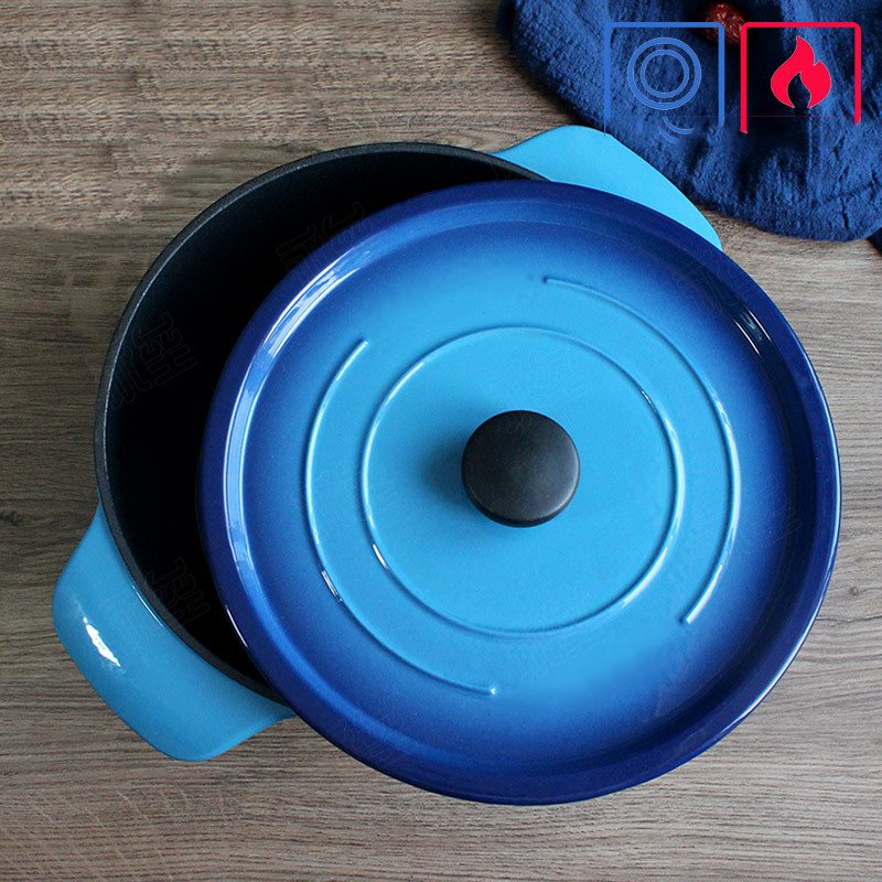 Hot Selling Classic Round Cast Iron Enamel Pot Saucepan Cookware Suitable for Induction Cooker Electric Stove enamel cooking pot