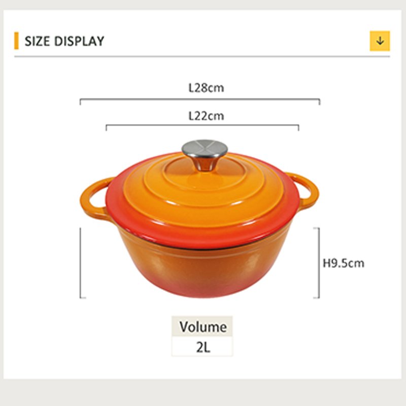 Hebei cast iron cookware non stick cast iron casseroles set