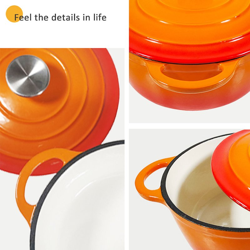 Hebei cast iron cookware non stick cast iron casseroles set