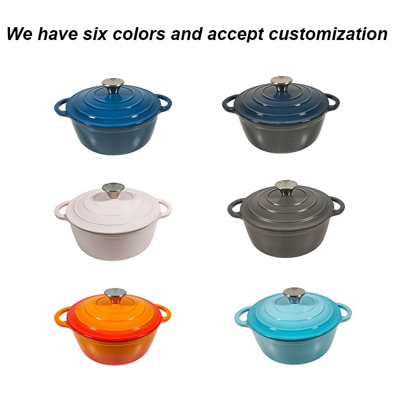 Hebei cast iron cookware non stick cast iron casseroles set