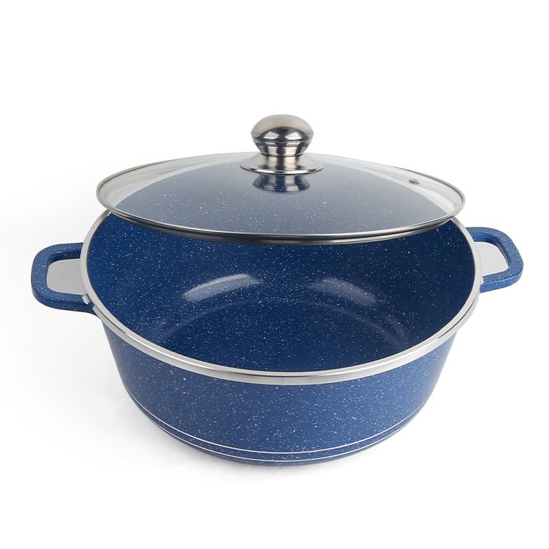 Kitchen 6Pcs Non-stick Coating Cooking Tools Kitchenware Aluminum Pan Soup Pot Frying Pan Cookware Sets