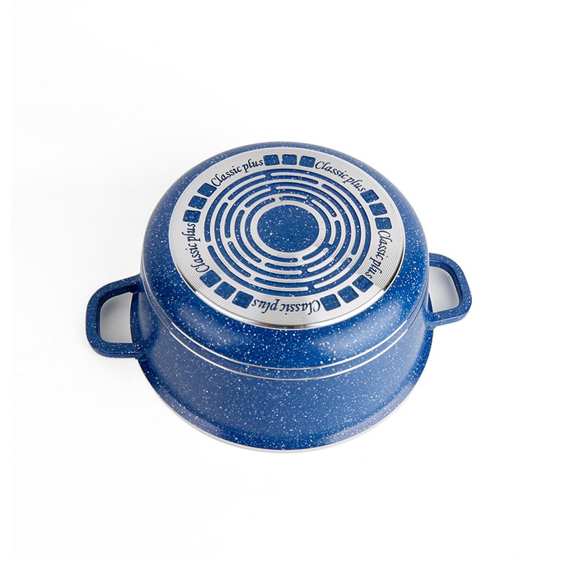Kitchen 6Pcs Non-stick Coating Cooking Tools Kitchenware Aluminum Pan Soup Pot Frying Pan Cookware Sets