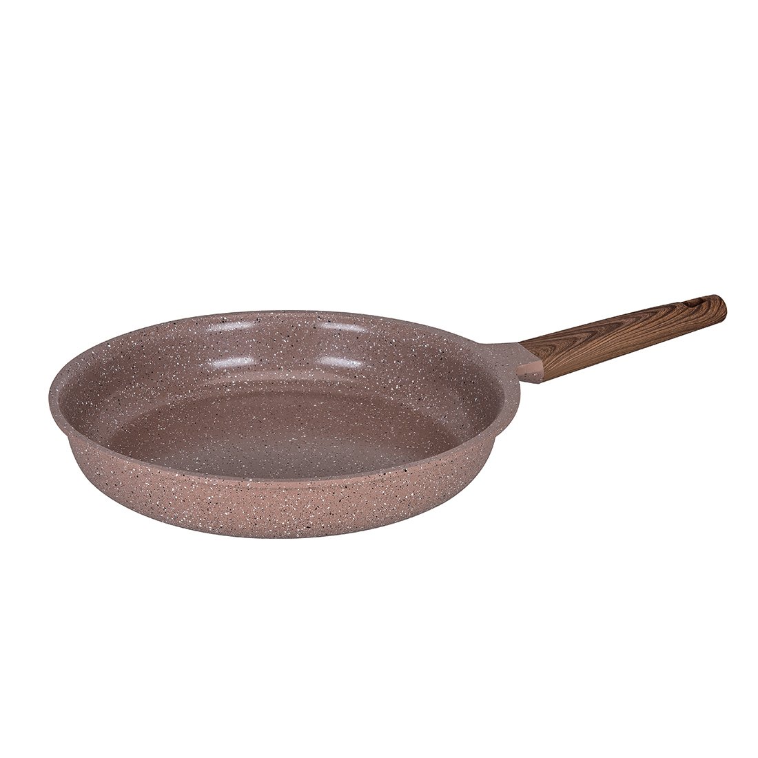 Bevel Series 16 Pieces Kitchenware Set Brown Sprinkle Black and White Dot Flat Glass Cover MGC