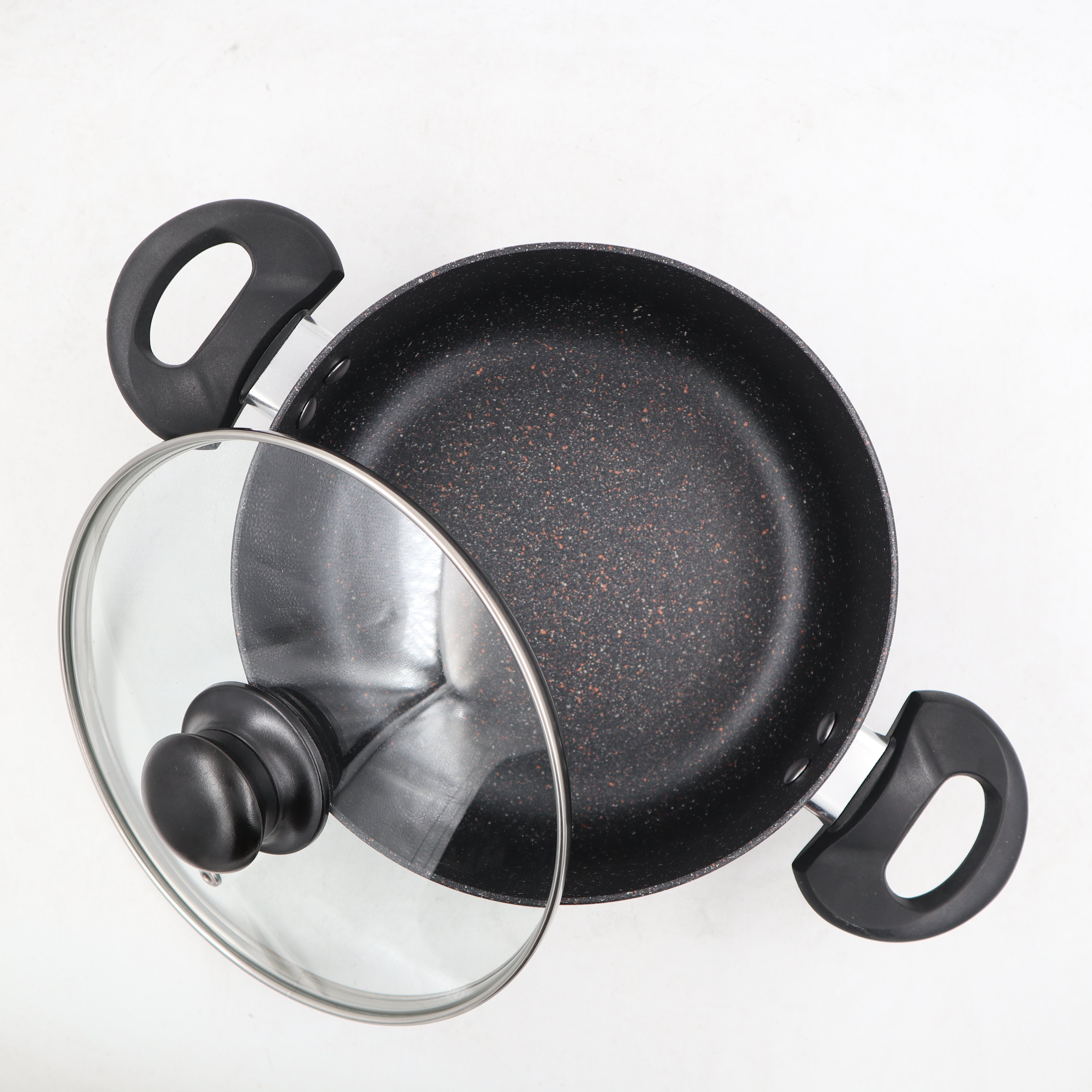 7PCS Sauce Pot Milk Pot and Fryer Cookware Set Aluminum Induction Cooker Metal Customized Logo Color Box Europe Aluminum Alloy