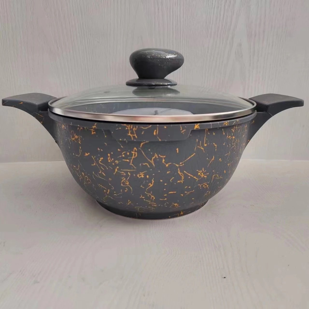 2024 New Design OEM Die Cast Aluminium Nonstick Soup Pot cookware set Kitchen Sets Kitchen Soup Pot Set nonstick pots and pans