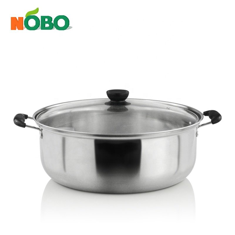 Set of 8 Ghana Bakelite Handles Stainless Steel Cookware Set with Glass Lid