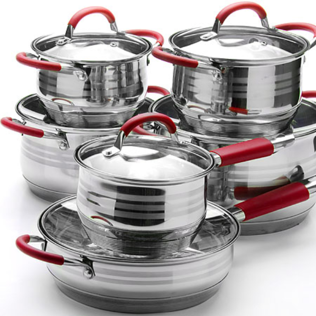 2023 New Design Casserole Hotpot with Warmer Stock Pot Cookware Sets Non Stick Casserole