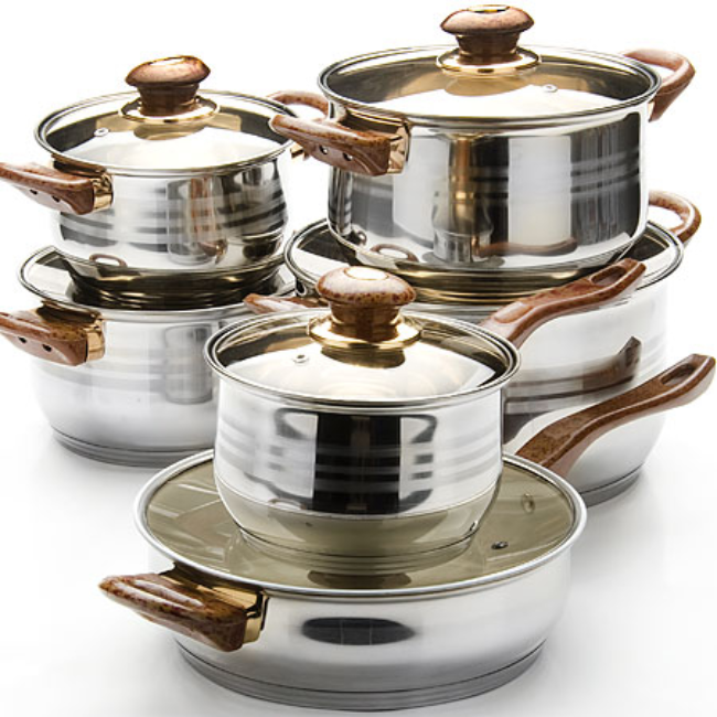 2023 New Design Casserole Hotpot with Warmer Stock Pot Cookware Sets Non Stick Casserole