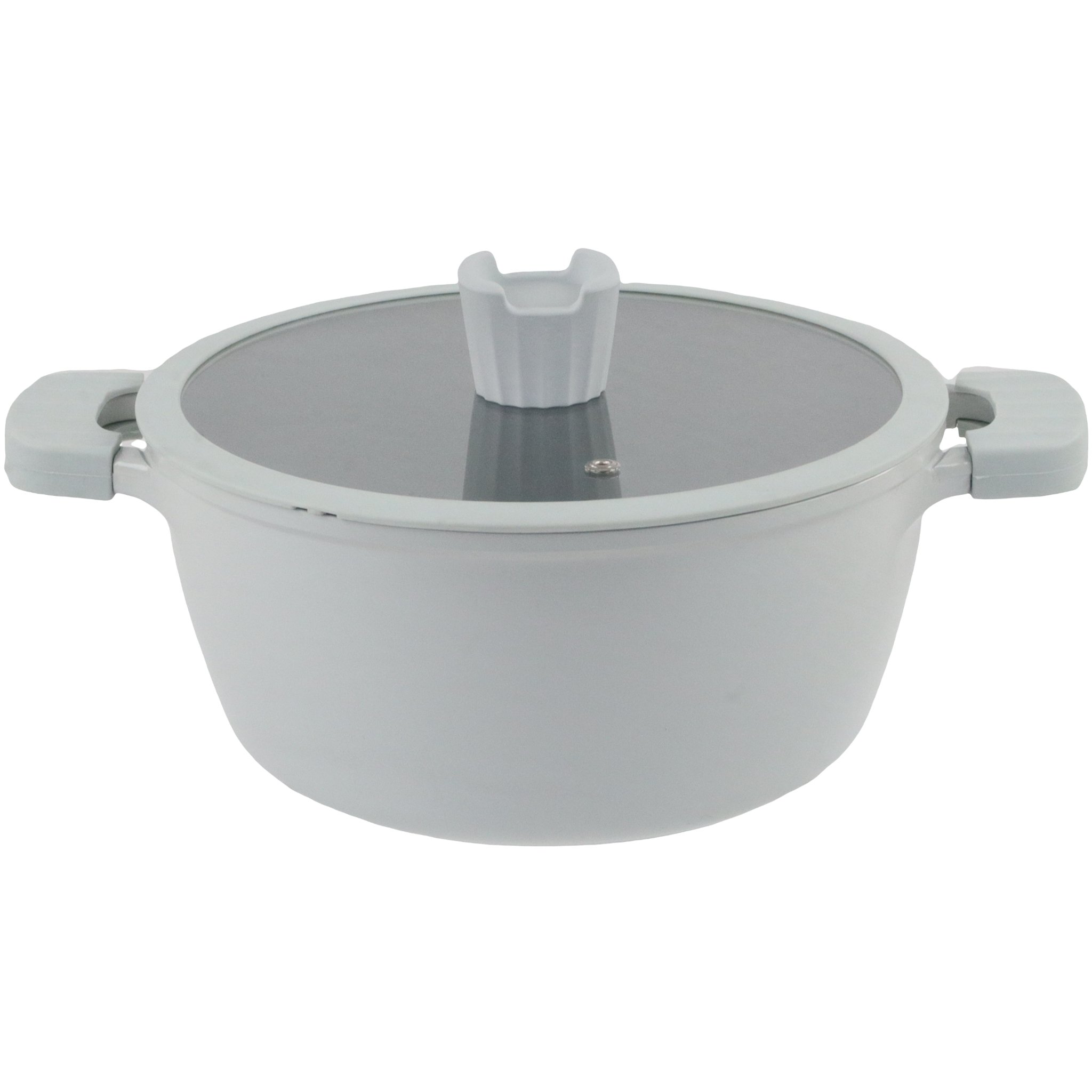 Nicecooker OEM Ocean Wave Series 11pcs Aluminum Die cast ceramic coated PFAS FREE cookware sets