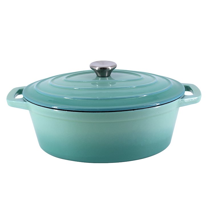 Factory Directly Nonstick Induction Camping Casserole Pan Sets Cookware Cast Iron Casserole Pot