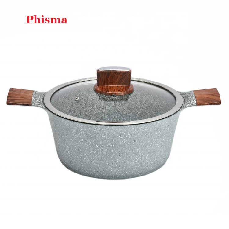 Phisma Best Selling Wholesale 11 Pcs Induction Aluminum Cooking Pot Cookware Sets Granite Coating