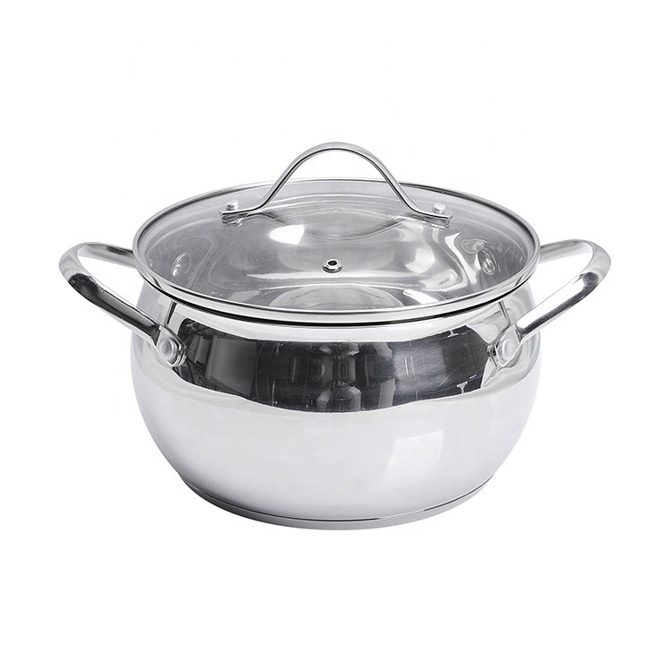 Multifunction 12-Pieces Stainless Steel Cookware Set Cooking Pot With Cookware Set