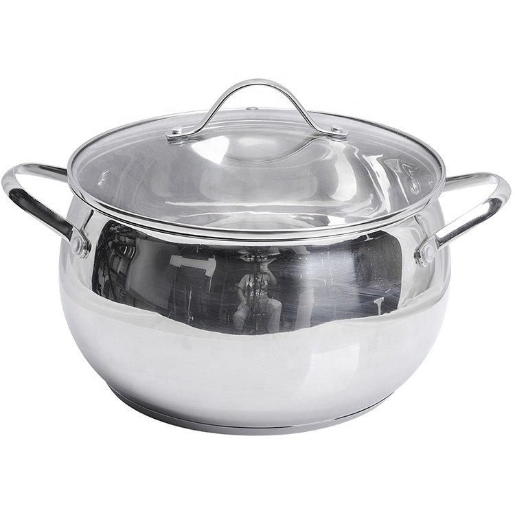 Multifunction 12-Pieces Stainless Steel Cookware Set Cooking Pot With Cookware Set