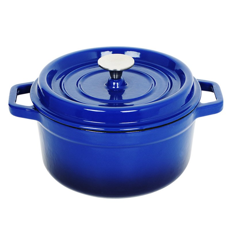 High Quality Mini Enameled no stick enamel cast iron dutch oven casserole cooking Pot