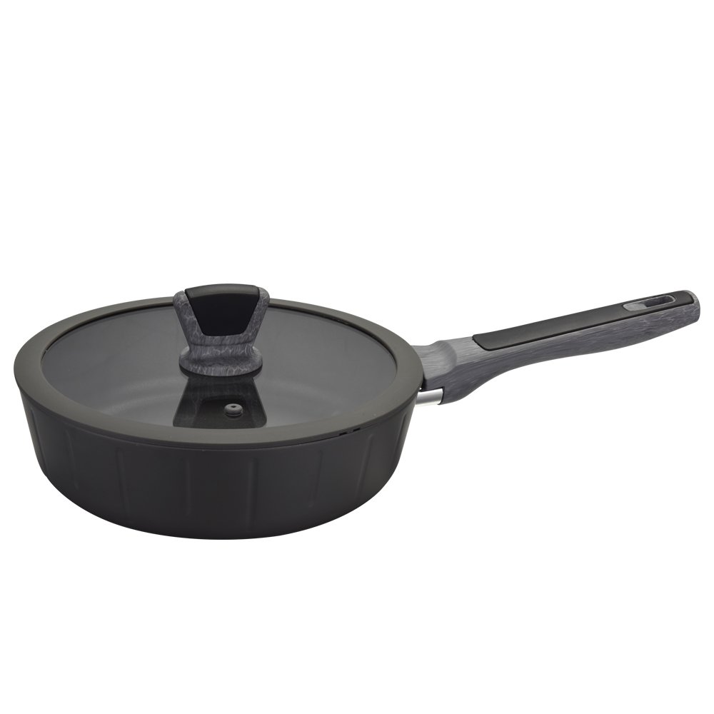 Wholesale High Quality Cast Aluminum Non Stick Kitchen Cooking Pots Set Granite Cookware