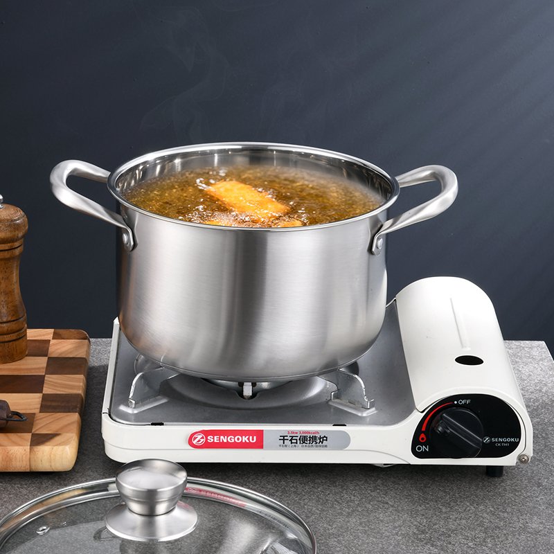 Yuedisi Custom Logo New Design 304 Stainless Steel Soup & Stock Pots with Lid Cooking Pots Cookware Sets For Kitchen