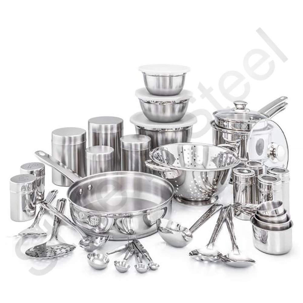 Kitchen Items Set of 31 pcs Stainless Steel Cookware Set Nonstick Cooking Pot Stainless Steel Cooking Pots And Pans Cookware Set