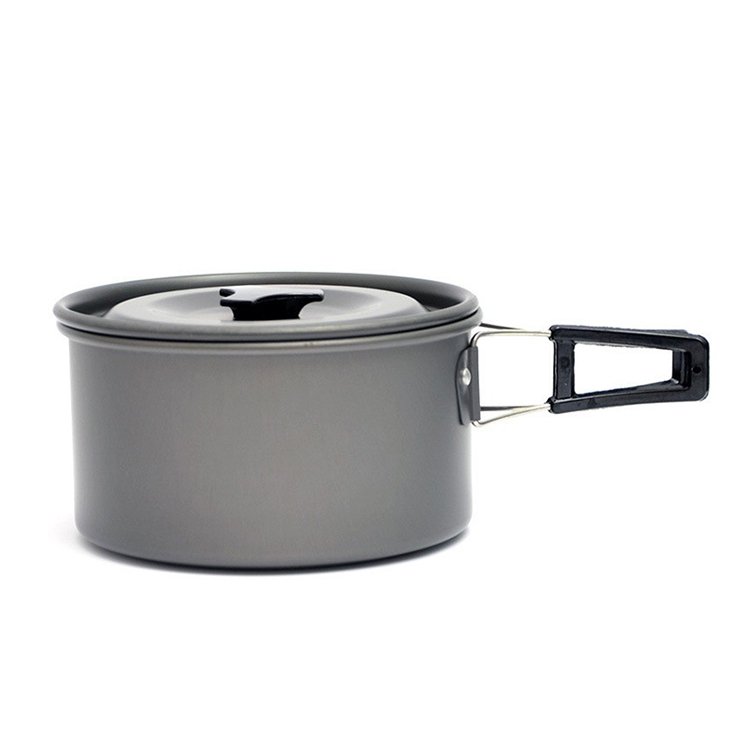GARIDA 2-3 Person Hard Alumina Outdoor Family Picnic Self-driving Picnic Portable Pot Utensils Camping Cookware Set GCCC-K003