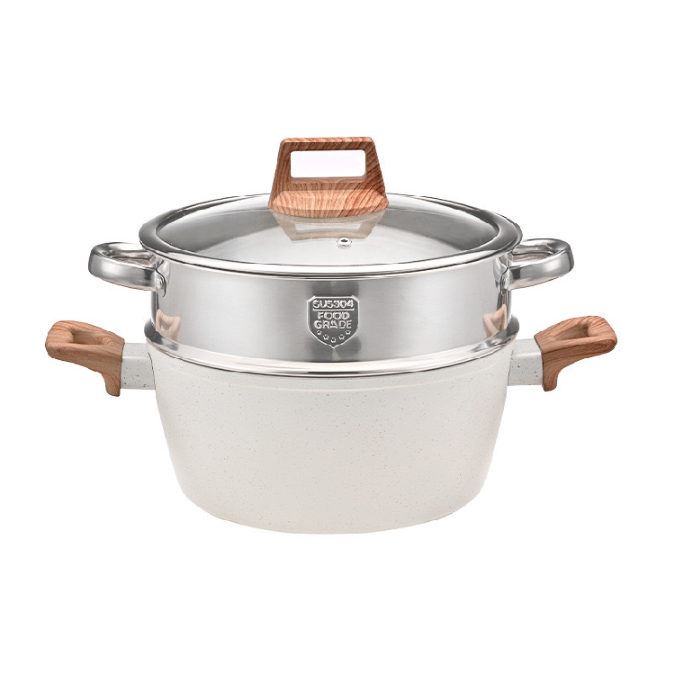 Best Sellers Medical Stone Nonstick Cookware Set 12pc Nonstick Rotisserie induction kitchen pot cookware set cooking