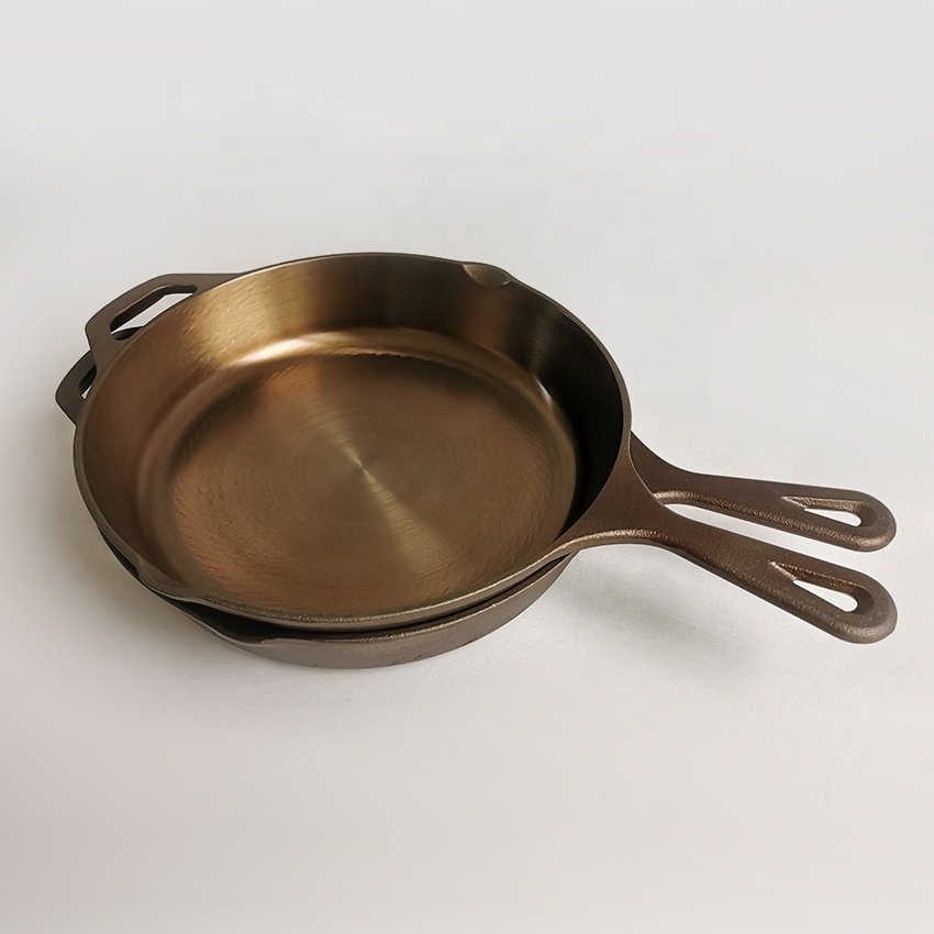 Customized Cookware Smooth Cast Iron Dutch Oven Set Polish
