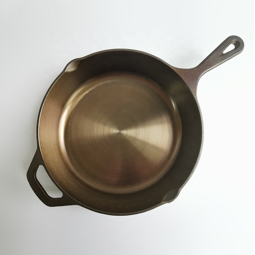 Customized Cookware Smooth Cast Iron Dutch Oven Set Polish