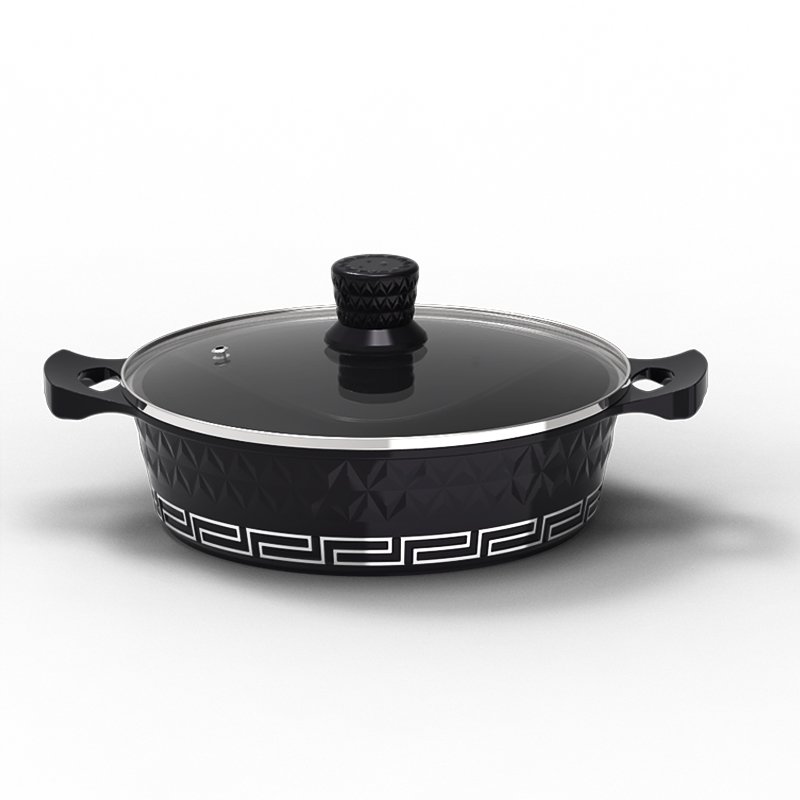 new design nonstick coating home kitchen customization casserole cookware sets
