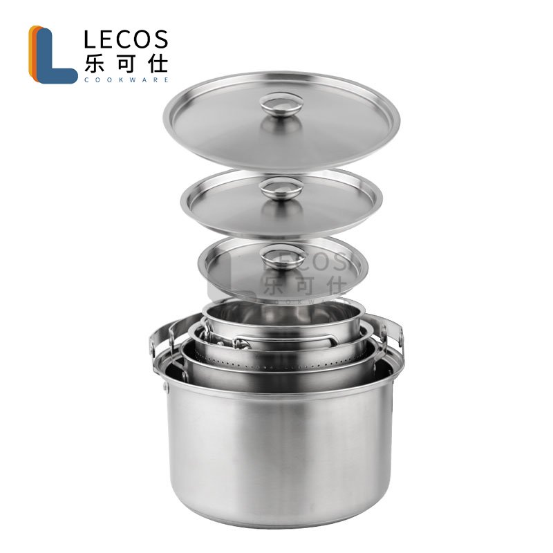 New Arrival Stainless Steel Cooking Food Professional Quality camping set camping cookware set