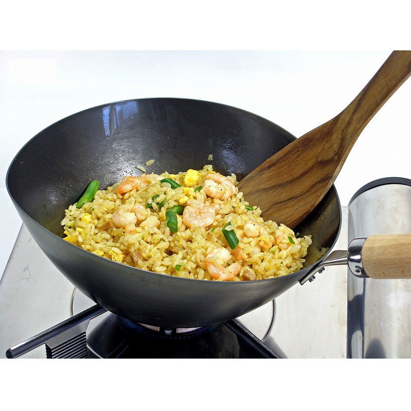 Commercial Quality Iron Wok Pan Set Good Quality Japanese Style Gas Restaurant Frying Pan