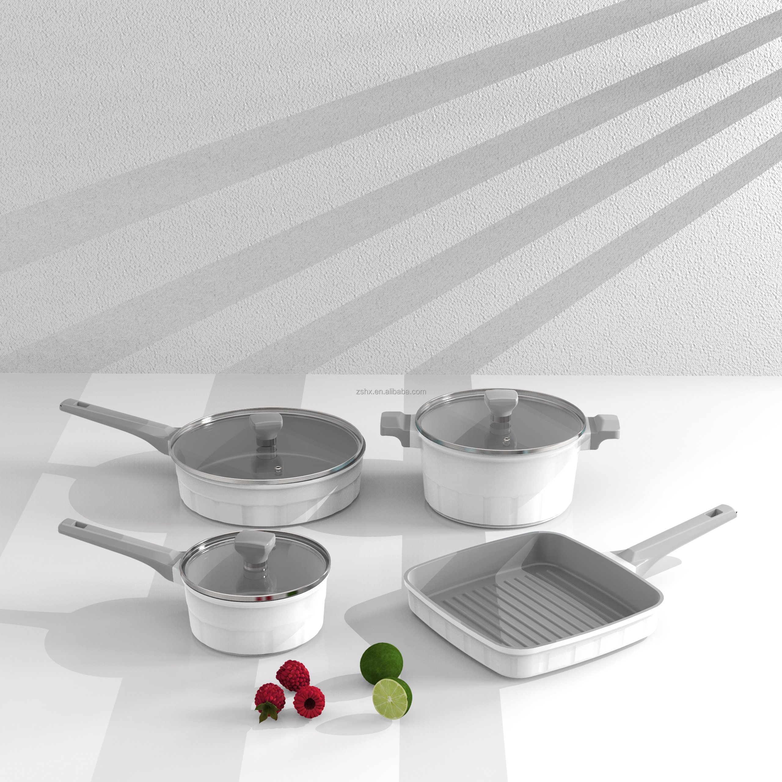 New Arrival Granite Cookware Set Die-Casting Aluminum Cooking Pan Non-stick Cooking Tool sets