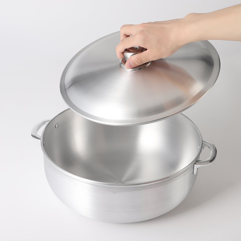High Quality American Style 20-36cm Aluminum Casserole Set 6-Piece Metal Cookware for Gas Stove
