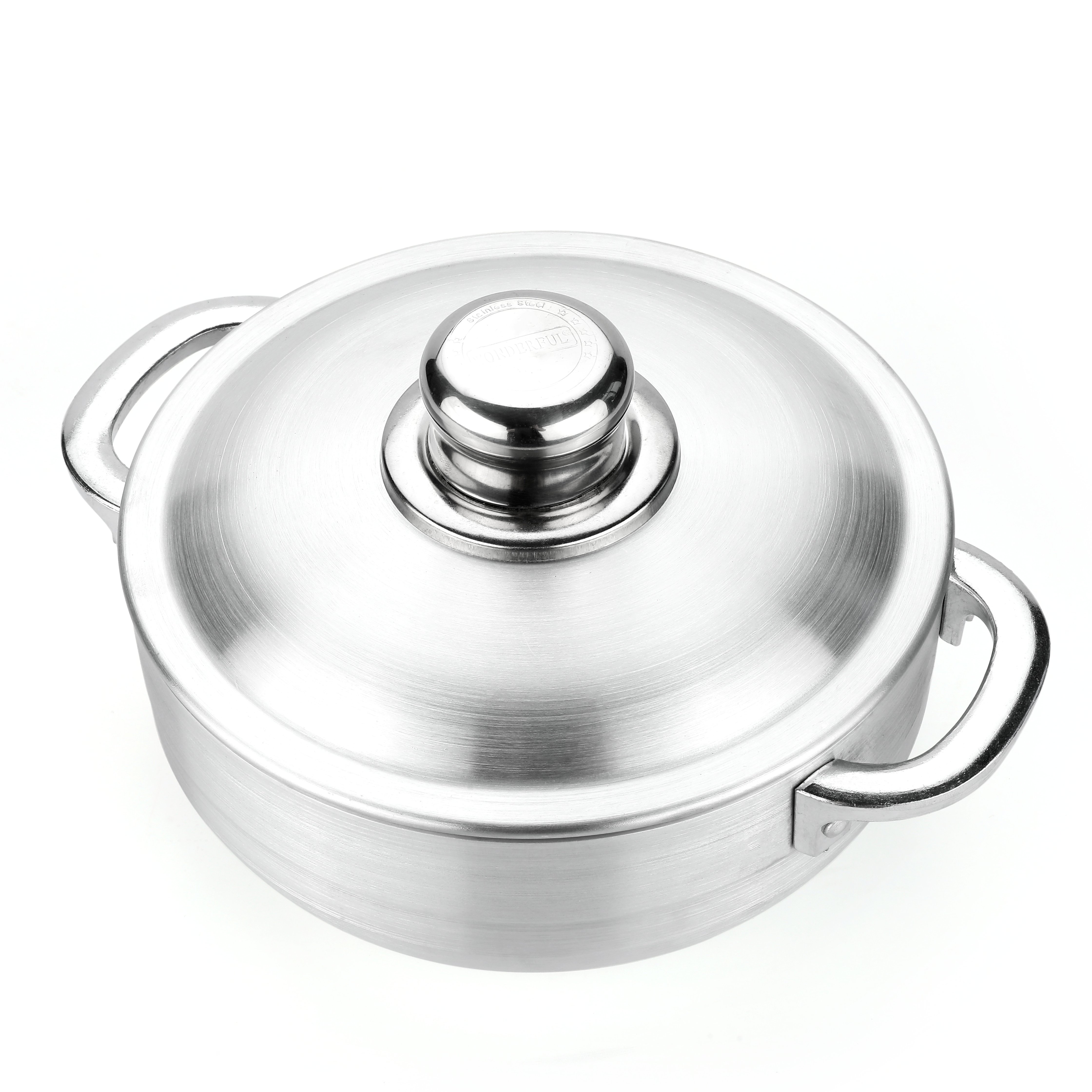 High Quality American Style 20-36cm Aluminum Casserole Set 6-Piece Metal Cookware for Gas Stove