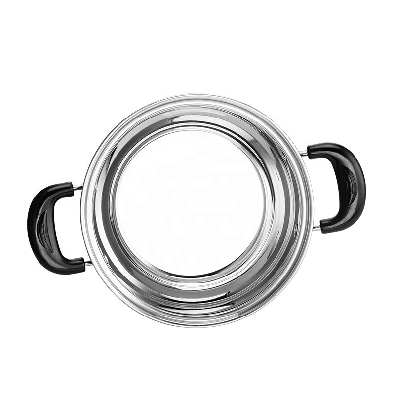 Manufacturer Wholesale Kitchen Ware 201 Stainless Steel 7pcs Cooking Pots And Pans Nonstick Cookware Sets