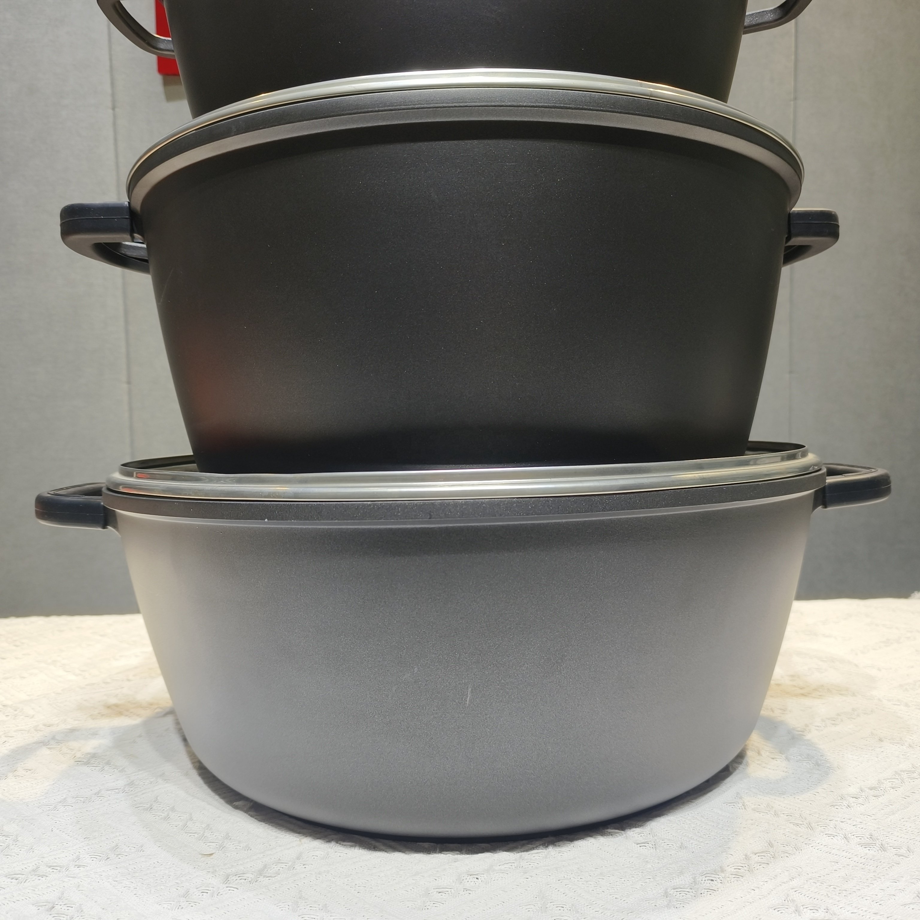 Newest Hot Sale Straight Cut 6 Pcs Edenberg Cookware Set Durable For Cookware Use