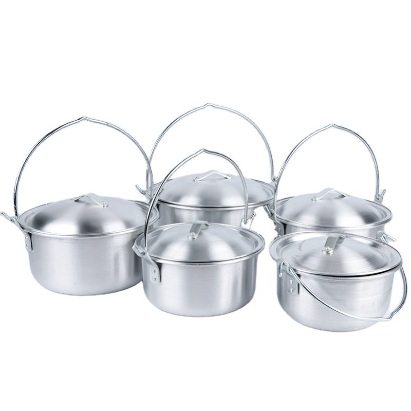 Factory Direct 5pcs set Soup Pot Cookware Sets Home Use Soup Pot Cookware Sets with Handle