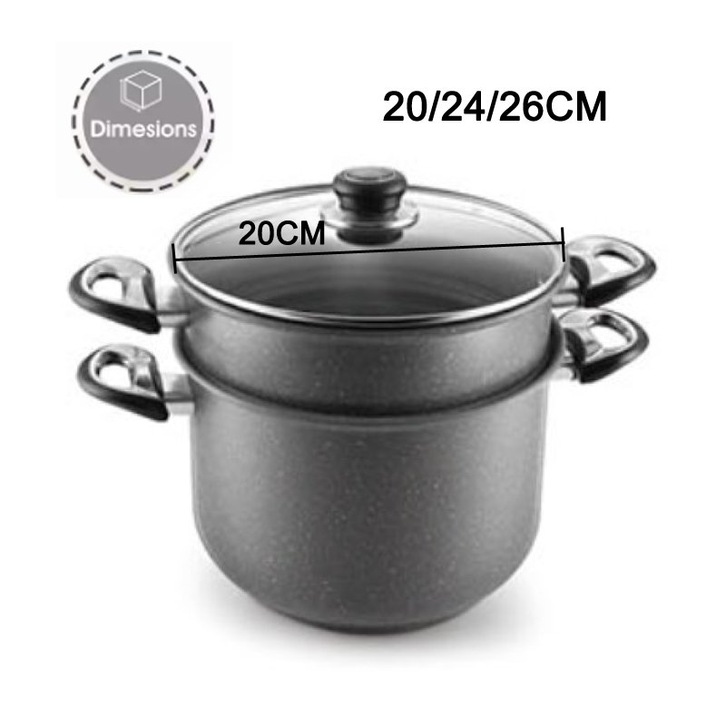10L iron cookware set enameled round casseroles sauce pot cooking pot with steam