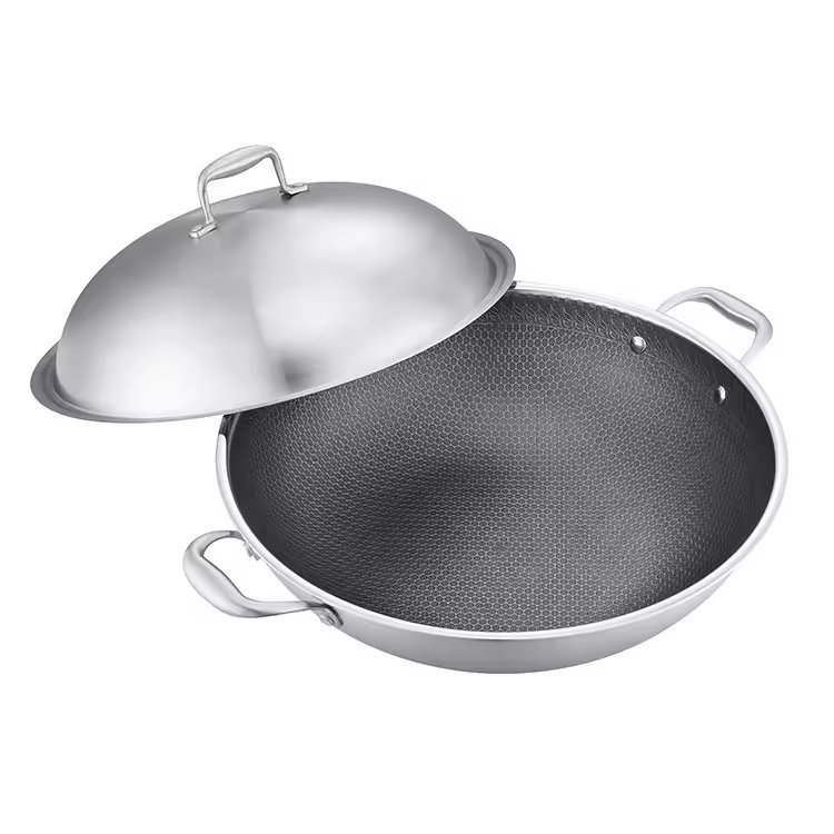 304 stainless steel kitchen pot stainless steel cooking pot with lid