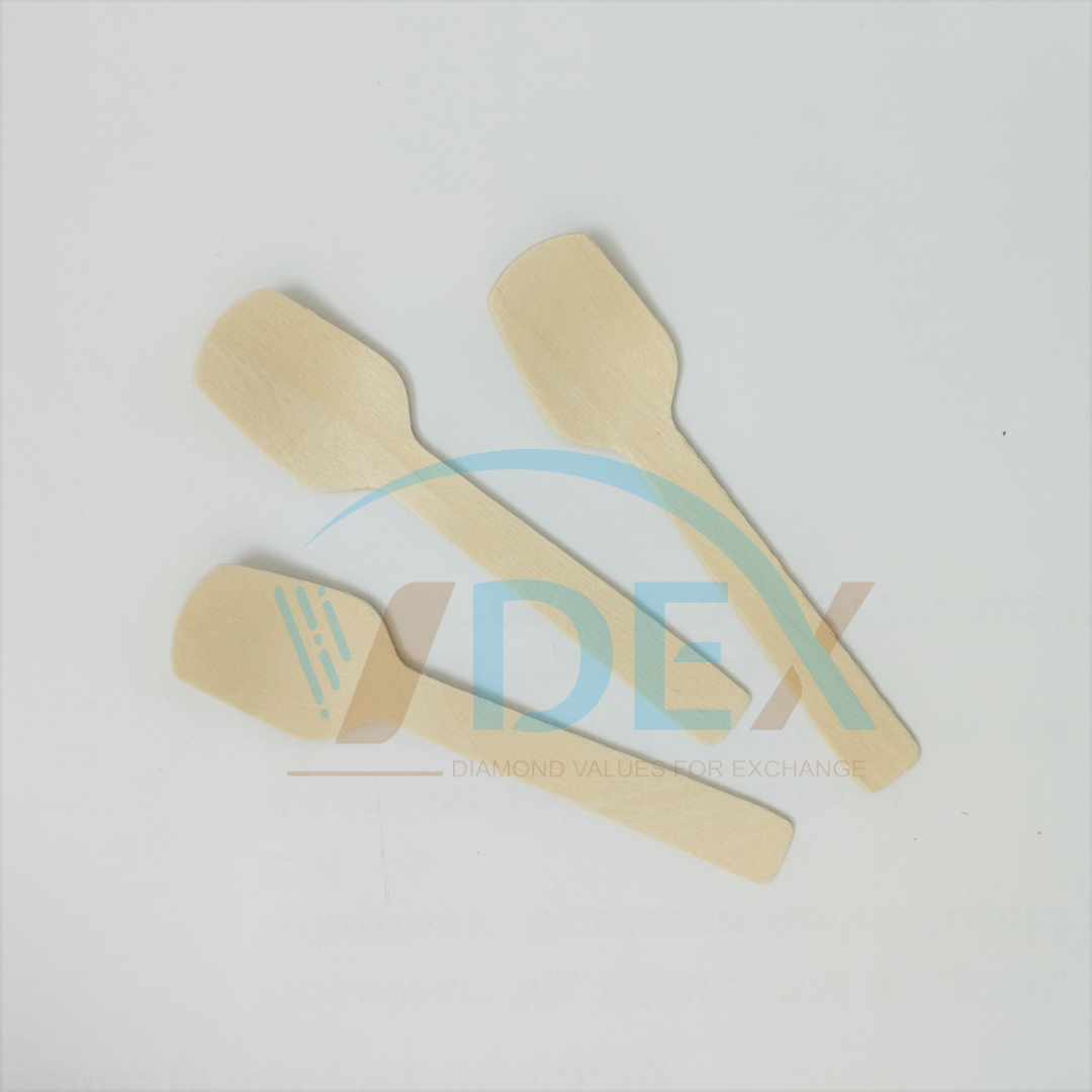 Kitchen accessories coffee spoon forks knives stainless steel disposable cutlery set wooden measuring spoon mini wood spoons
