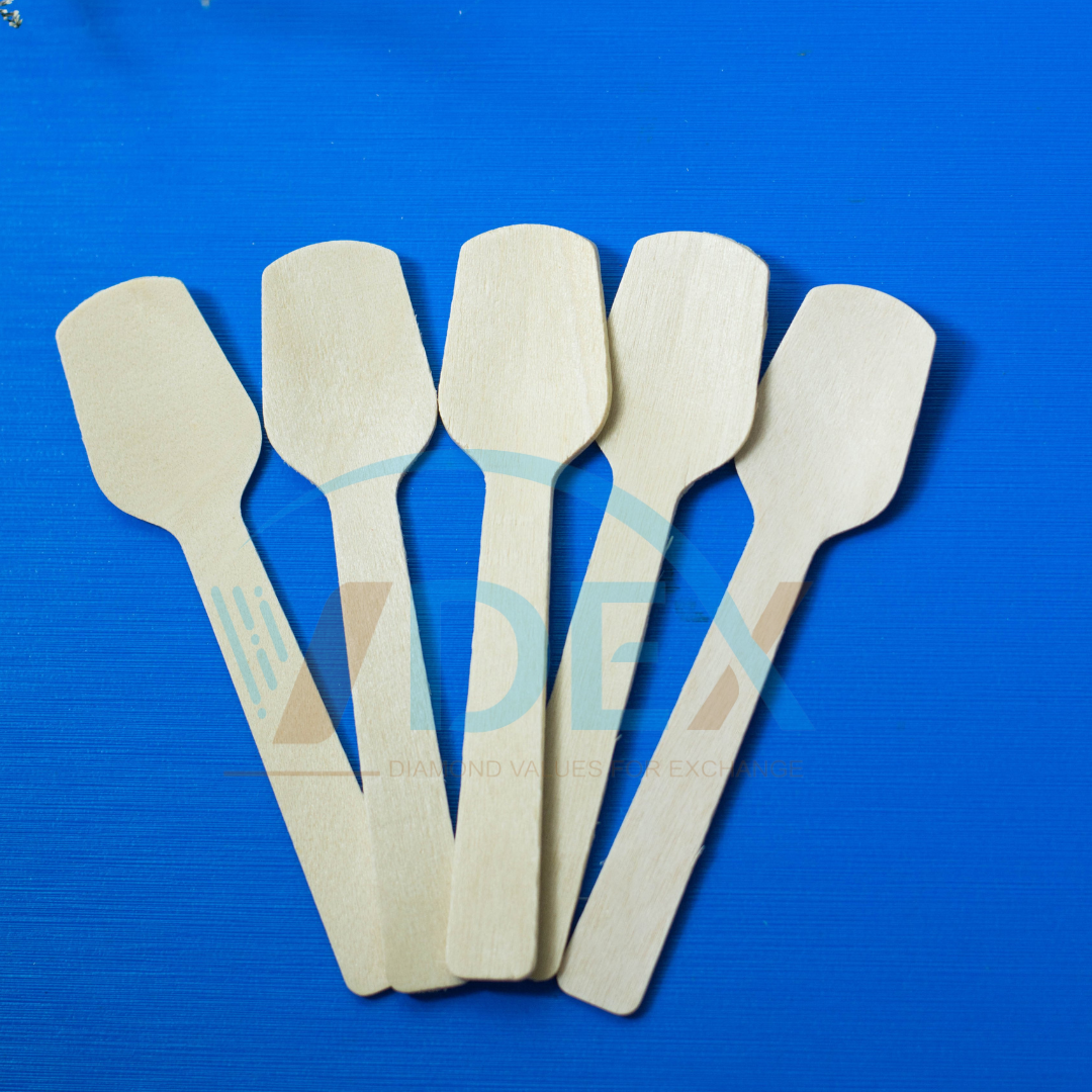 Kitchen accessories coffee spoon forks knives stainless steel disposable cutlery set wooden measuring spoon mini wood spoons