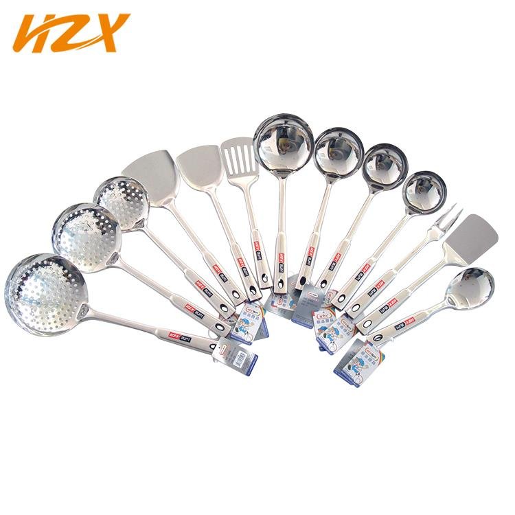 Kitchen tool stainless steel kitchenwares,best cooking utensils set, nonstick cookware sets spatulas