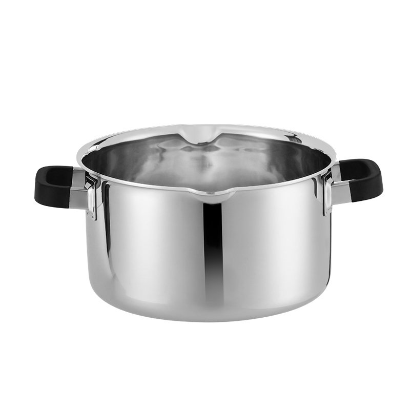 Goldensea New Design Triply Stainless Steel Cookware Set Kitchen Casserole Pan With Saucepan