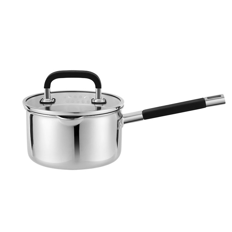 Goldensea New Design Triply Stainless Steel Cookware Set Kitchen Casserole Pan With Saucepan