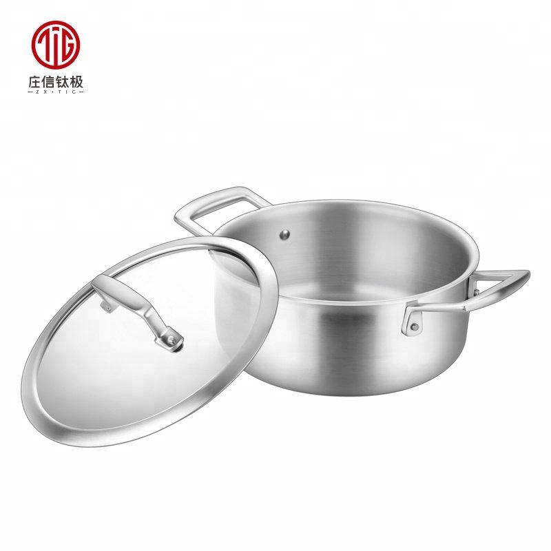 16 cm Chinese hot pot cookware titanium cookware set non stick pots