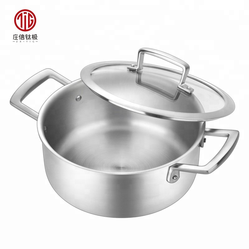 16 cm Chinese hot pot cookware titanium cookware set non stick pots